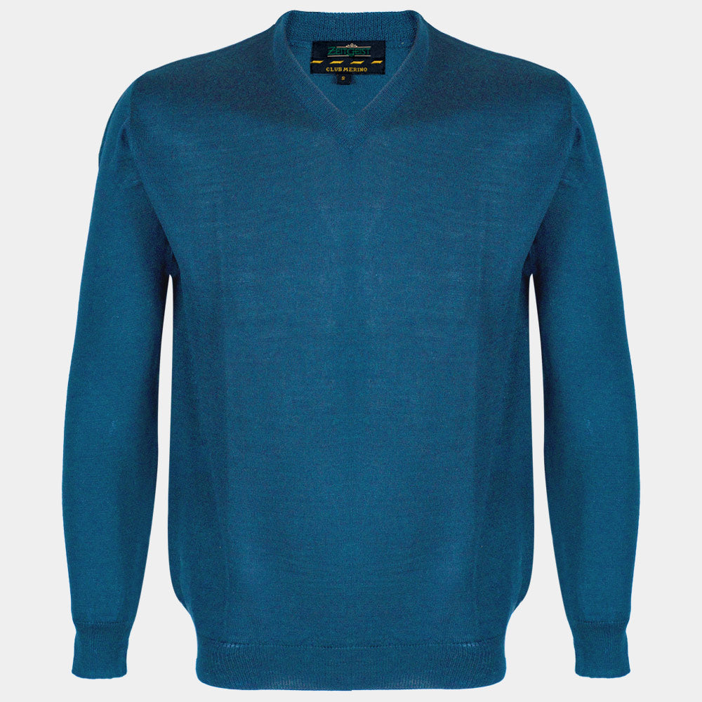 Men's Club Merino Sweater (LY-9035|VNK/FSL)        