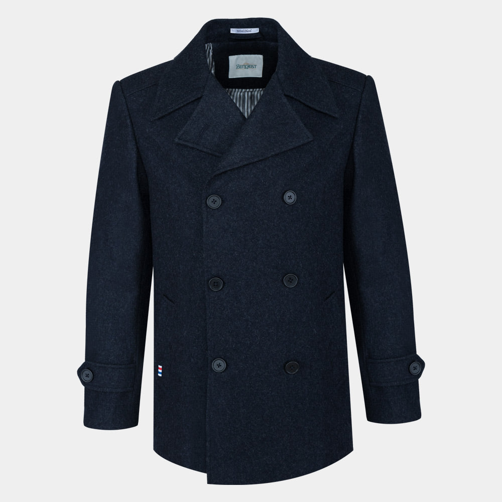 Men's Wool Blend Half Coat (BL-126|PCT)       