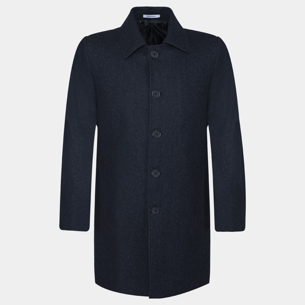 Men's Wool Blend Half Coat (BL-126|CLR)       