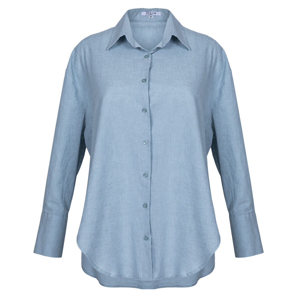 Women's Pure Linen Top (LIN-1213|OS1704)        