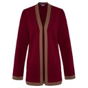Women's Viscose Polyester Nylon Cardigan (YARN-113-F-P|1669)        