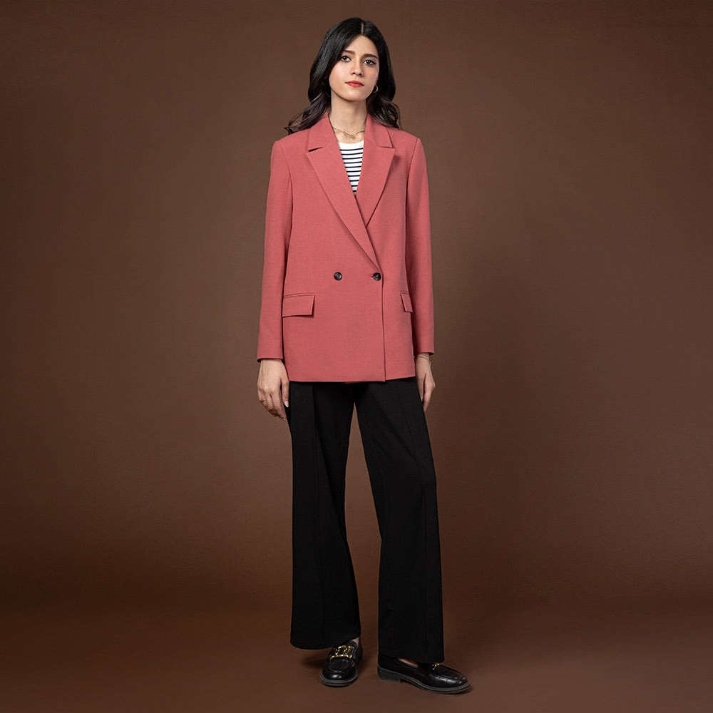 Women's Wool Rich Blend Jacket (STR-53|1677)        
