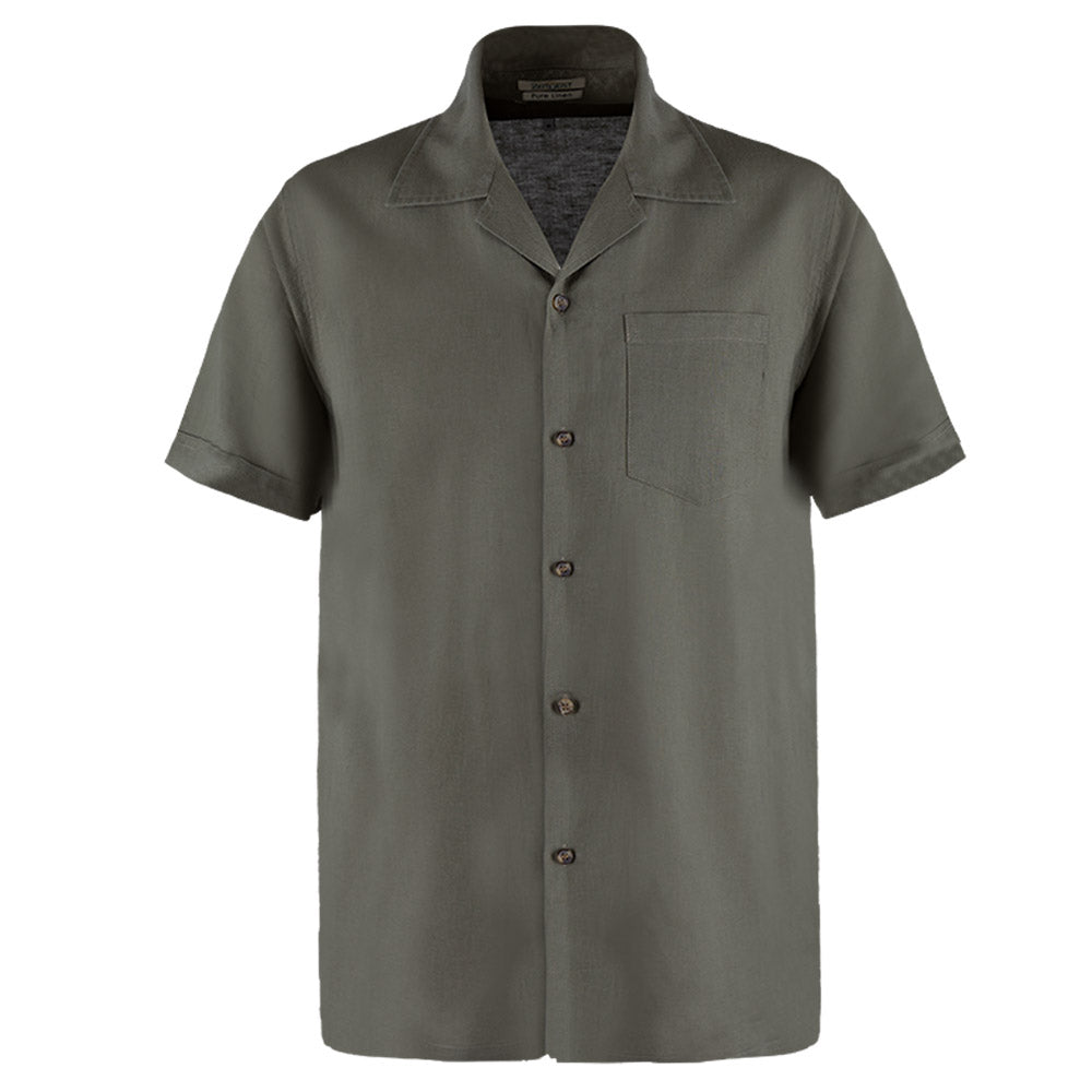 Men's Pure Linen Bushirt (LIN-1298|HSP)        