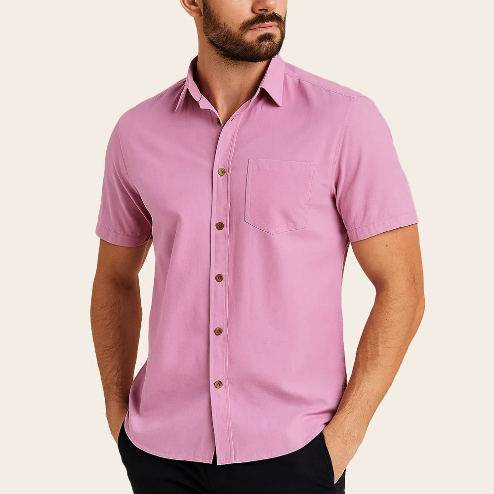 Men's Pure Linen Bushirt (LIN-1299|HSP)        