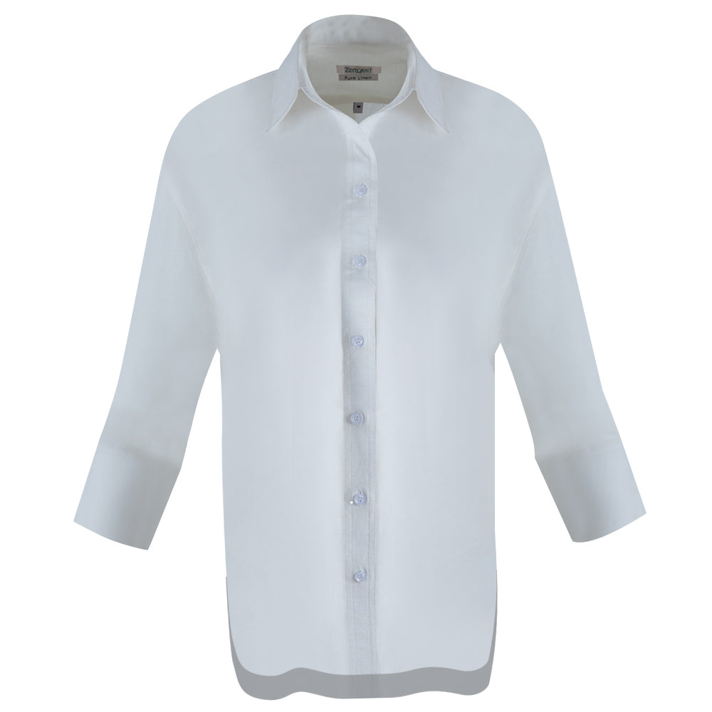 Women's Pure Linen Top (LIN-1275|1702)        