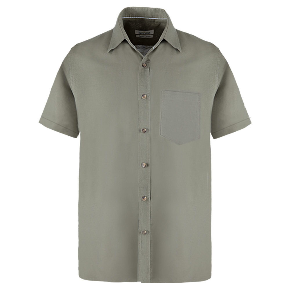 Men's Pure Linen Bushirt (LIN-1321|HSP)        