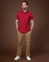 Men's Viscose Blend T Shirt (PKPVB-5|PKT|FOLA)