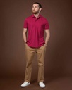 Men's Cotton Viscose Polyester T Shirt (PKTBH-7|PKT|FOLA)