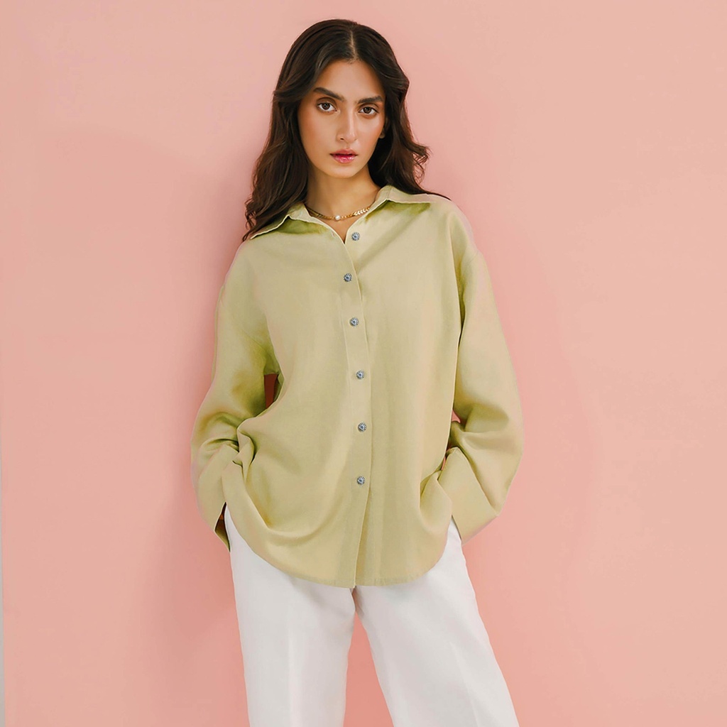 Women's Pure Linen Top (LIN-1378|1724)        