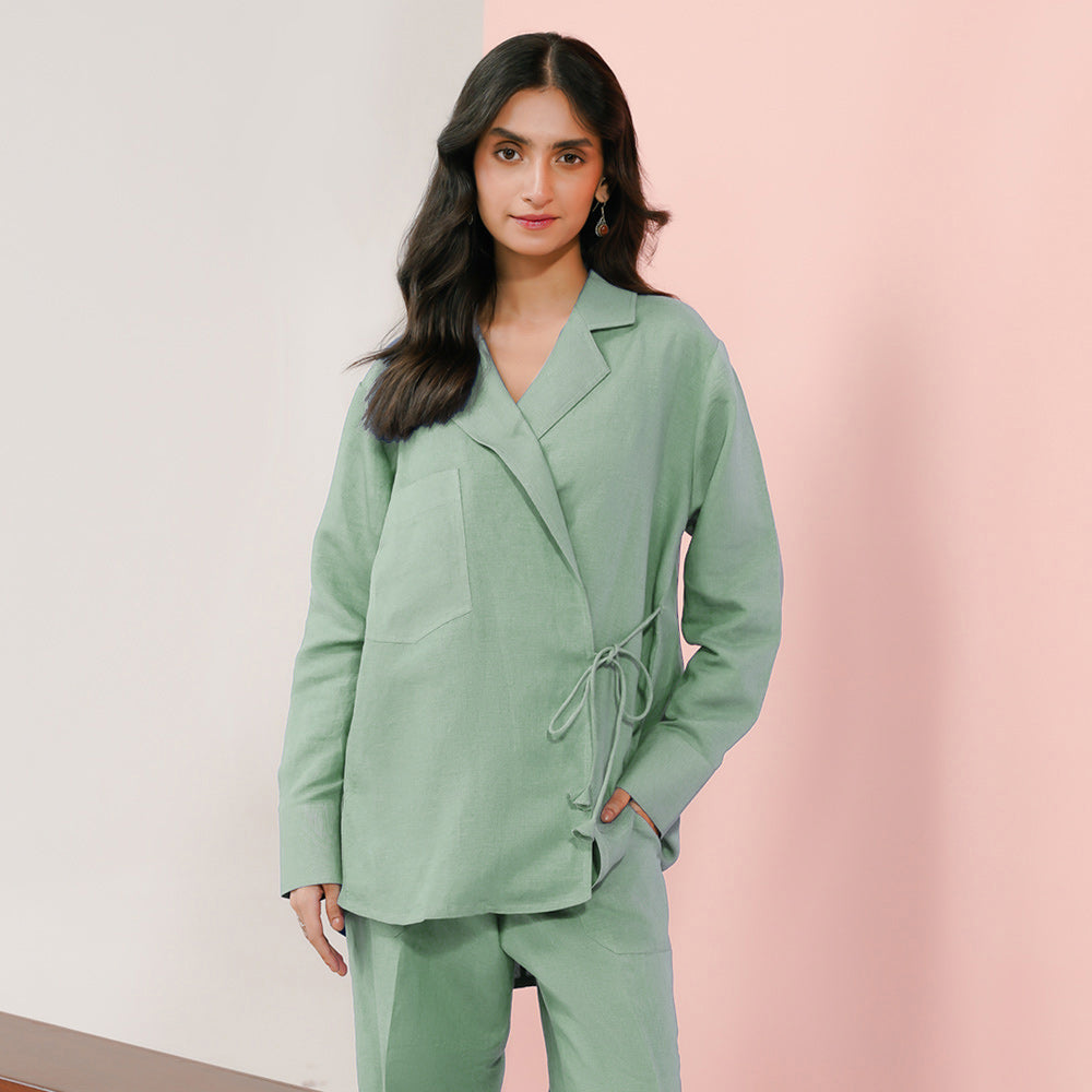 Women's Kimono Blouse Co-Ord set (LIN-1340|B1723/1728)