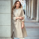 Women's Microfiber Over Coat (KNT-65|1662)       