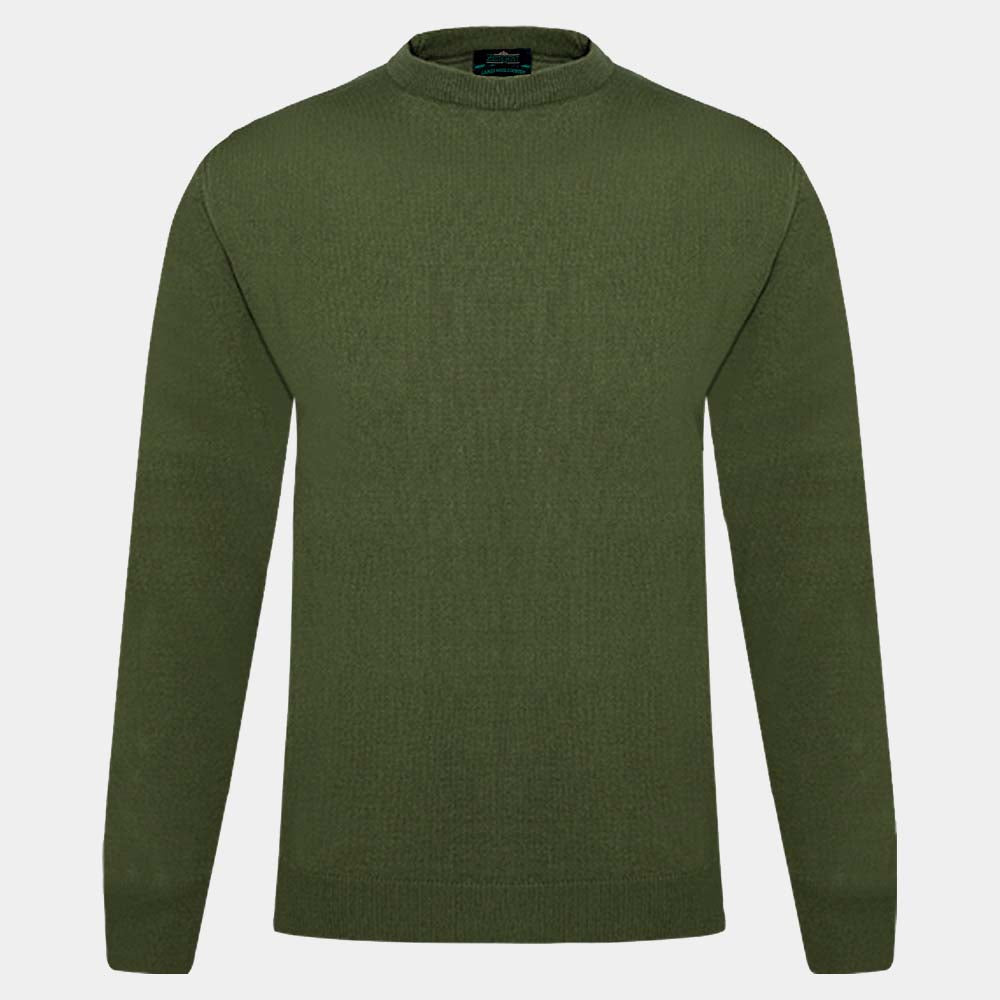 Men's Lambswool Country Sweater (LW-029|RNK/FSL)        