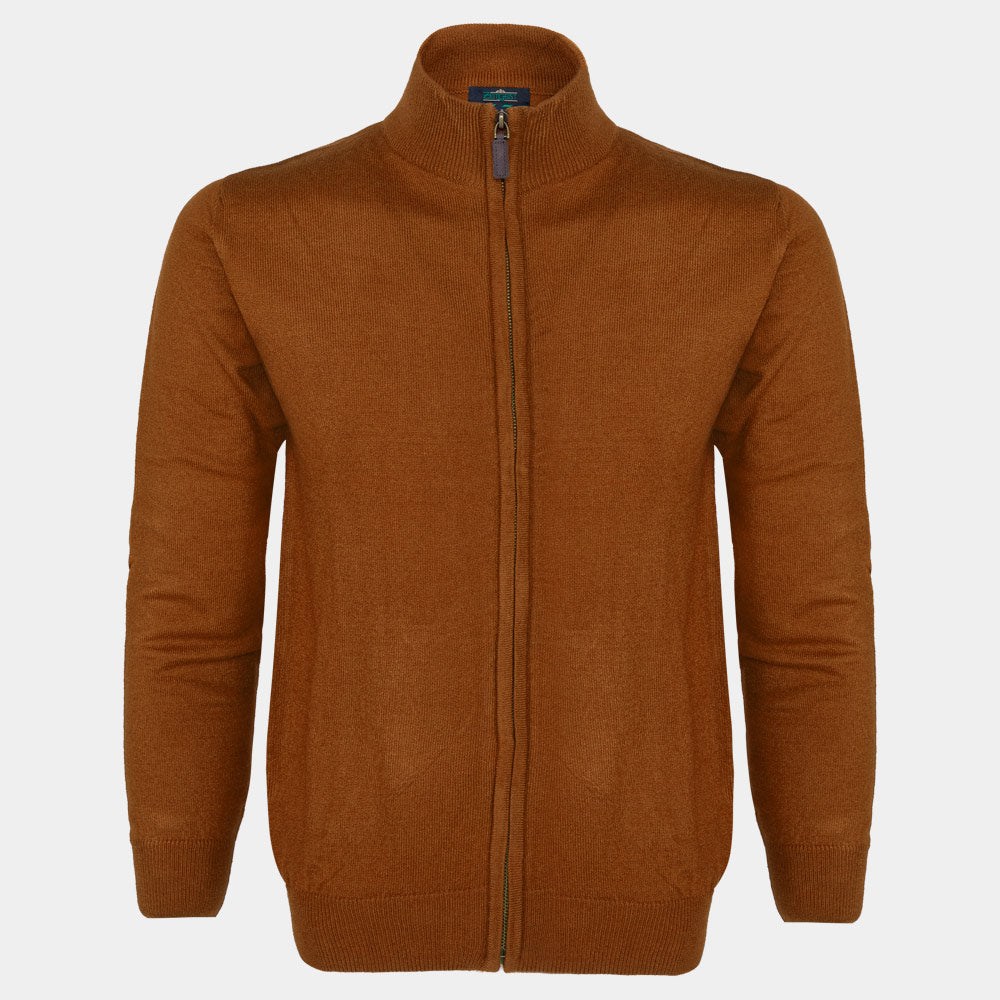 Men's Lambswool Country Cardigan (LW-077|HNK/FSZ)        