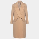 Women's Microfiber Over Coat (KNT-63|1662)       