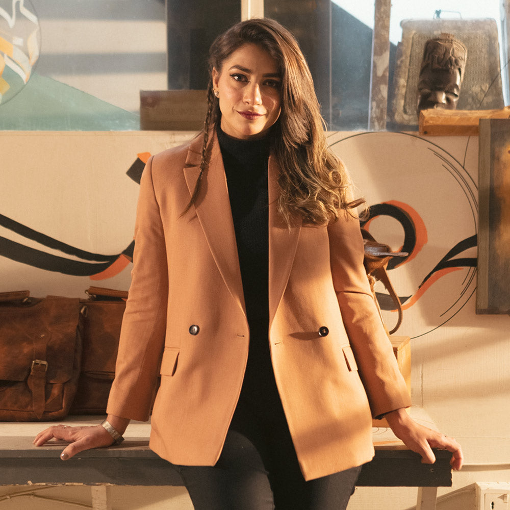 Women's Wool Rich Blend Jacket (STR-48|1677)        