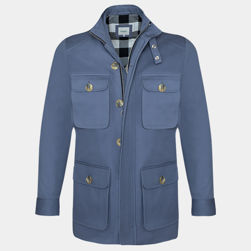 Men's Pure Cotton Zipper Jacket (CTN-770|TWC)       