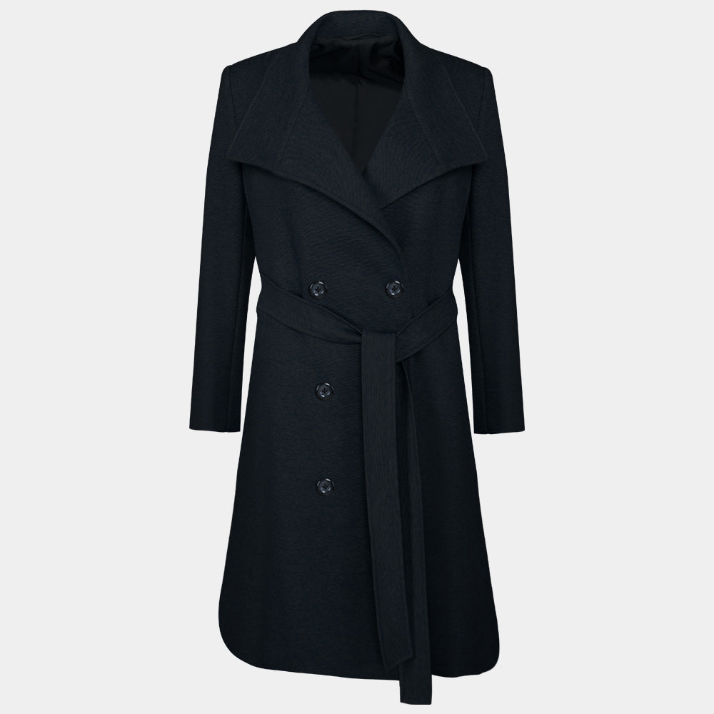 Women's Microfiber Over Coat (KNT-72|1665)       