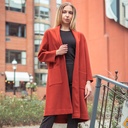 Women's Microfiber Half Coat (KNP-33|1663)       