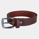 Men's Zink Alloy Casual Leather Belt (ZAL-28/BTL-4|MAT)      