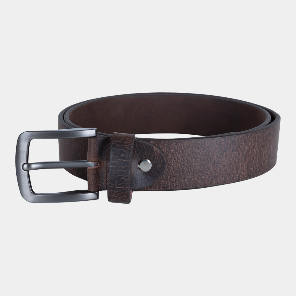 Men's Zink Alloy Casual Leather Belt (ZAL-33/BTL-5|MAT)      