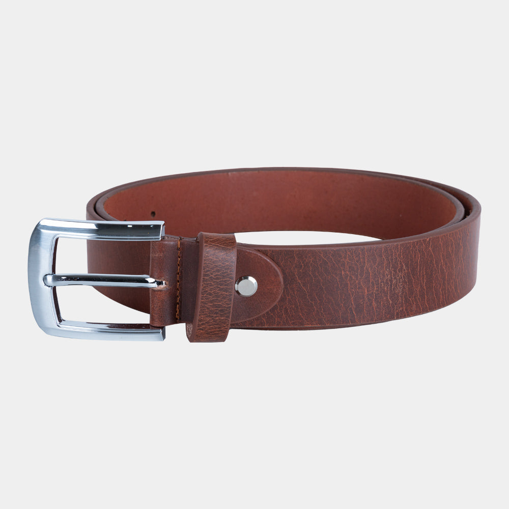 Men's Zink Alloy Casual Leather Belt (ZAL-36/BTL-4|MAT)      
