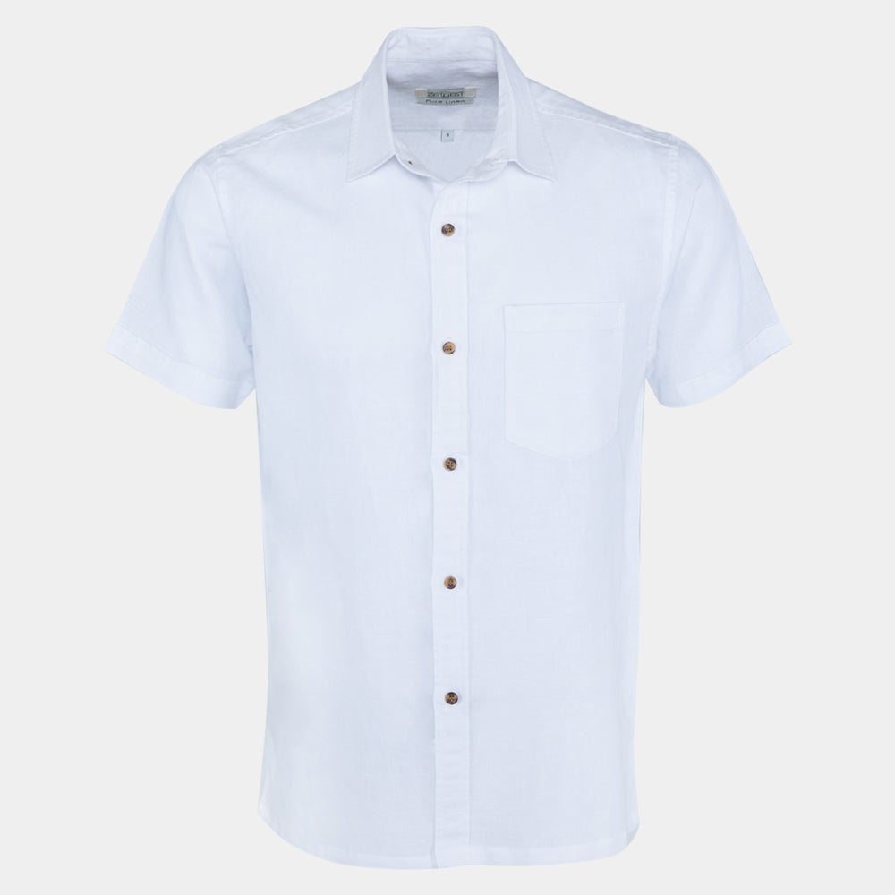 Men's Pure Linen Bushirt (LIN-1392|HSP)        