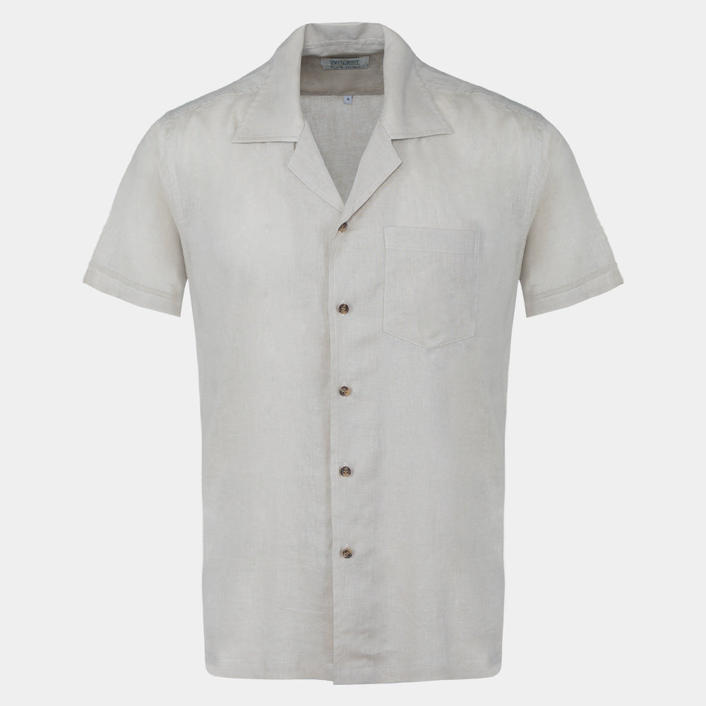 Men's Pure Linen Bushirt (LIN-1390|CCL/HSP)        