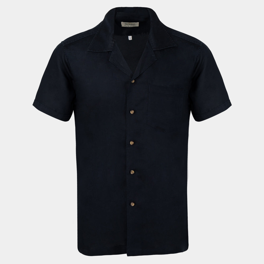 Men's Pure Linen Bushirt (LIN-1408|CCL/HSP)        