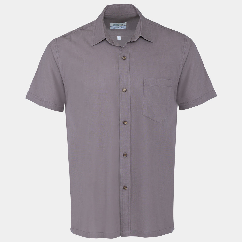 Men's Linen Lux Bushirt (LINCLX-12|HSP)        