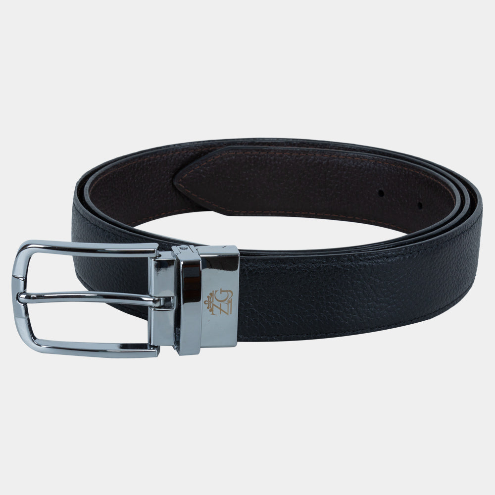 Men's Reversible Leather Belt (ZAL-38/BTL-6|MAT)