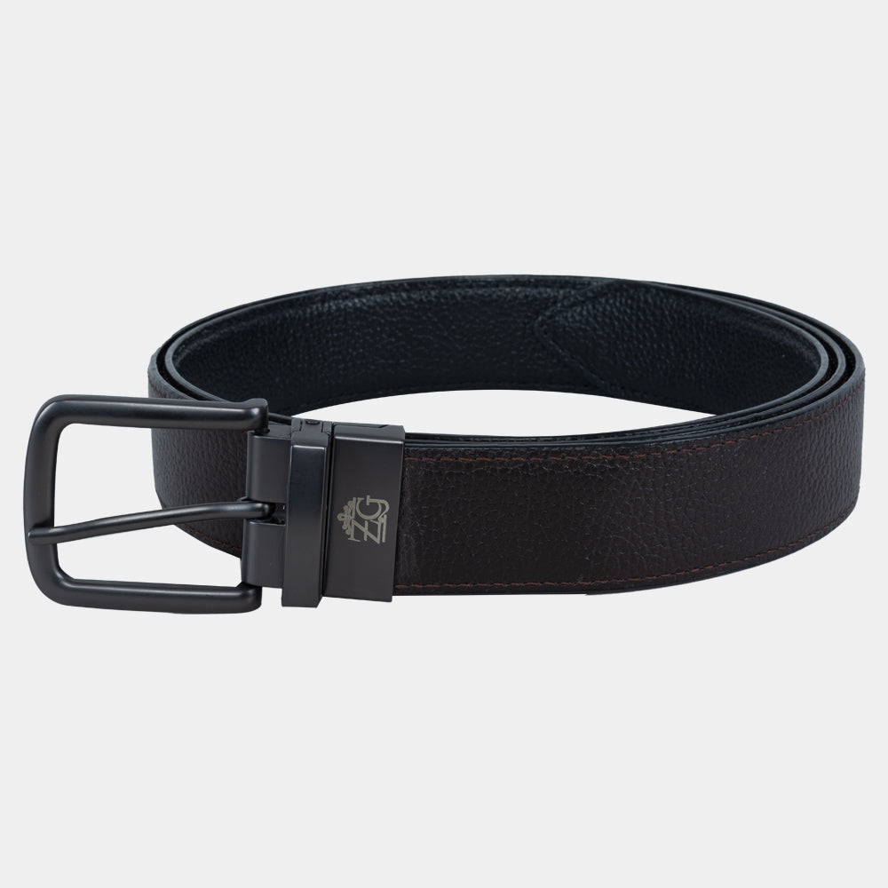 Men's Reversible Leather Belt (ZAL-42/BTL-6|MAT)
