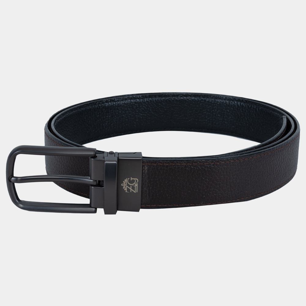 Men's Reversible Leather Belt (ZAL-43/BTL-6|MAT)