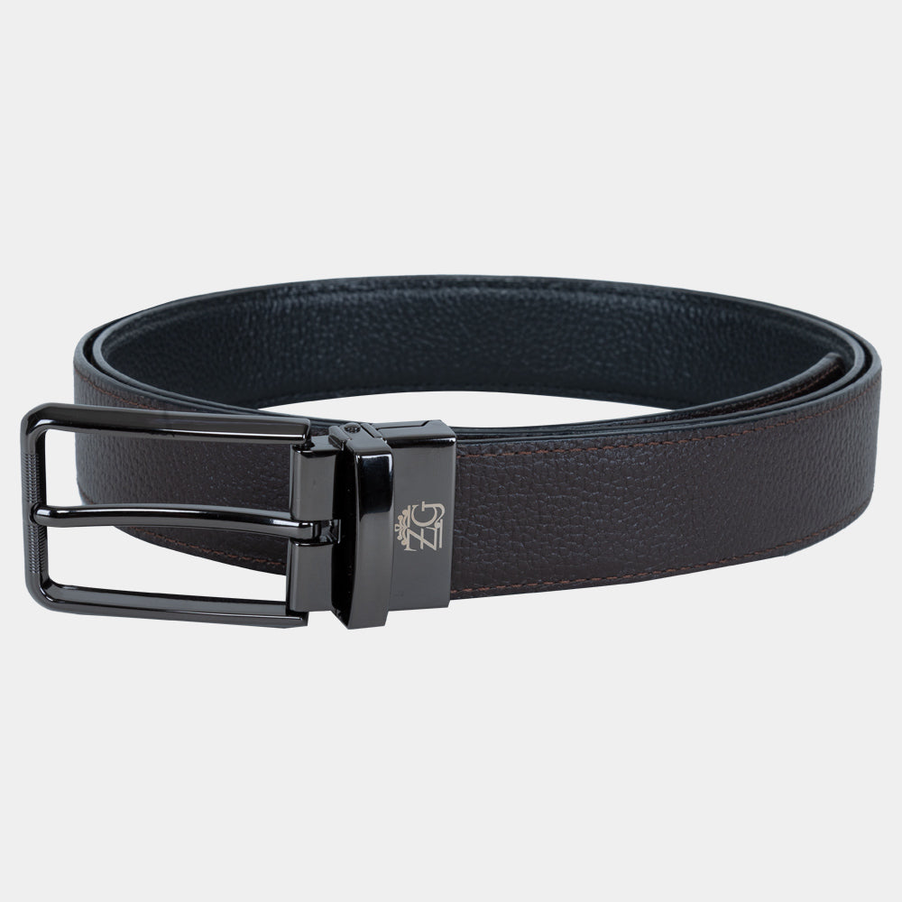 Men's Reversible Leather Belt (ZAL-44/BTL-6|MAT)