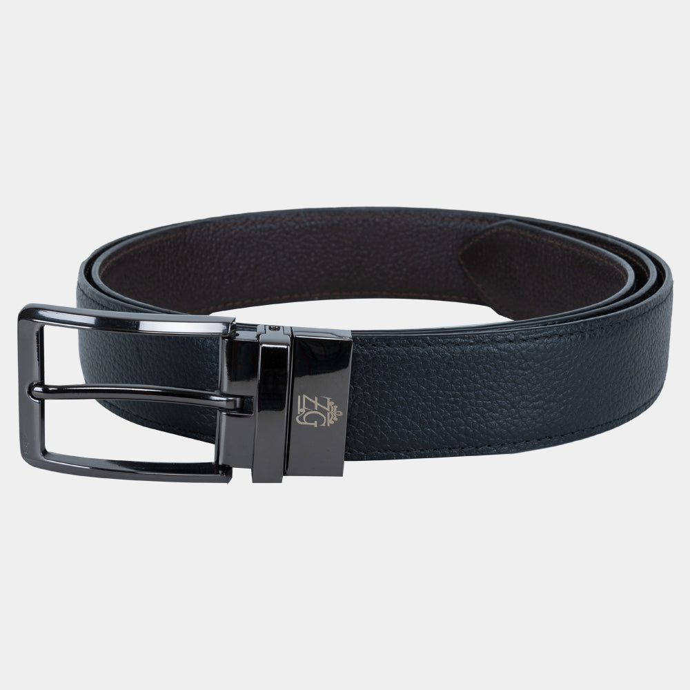 Men's Reversible Leather Belt (ZAL-46/BTL-6|MAT)