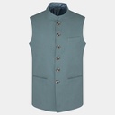 Men's Pure Linen Waist Coat (LIN-1447|REG)       