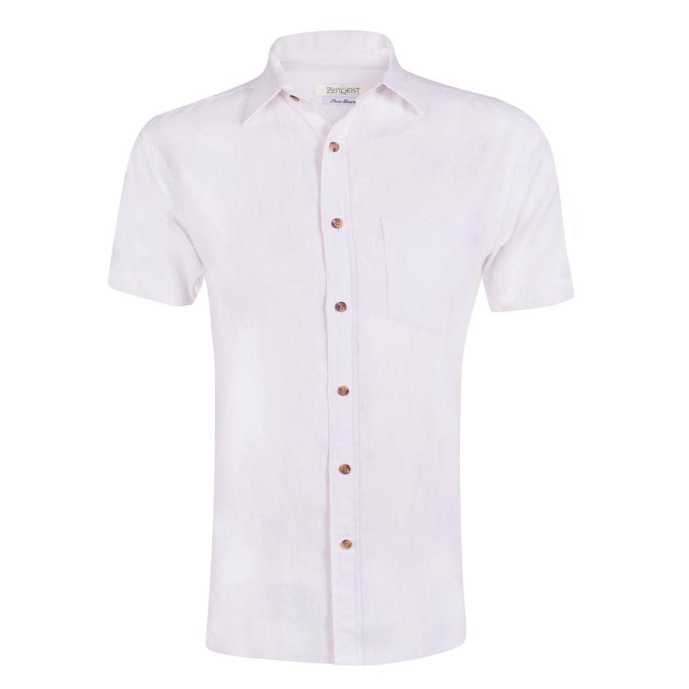 Men's Pure Linen Bushirt (LIN-1020|HSP)        