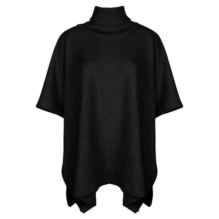 Women's Viscose Polyester Cape (KNSH-5|1545)        