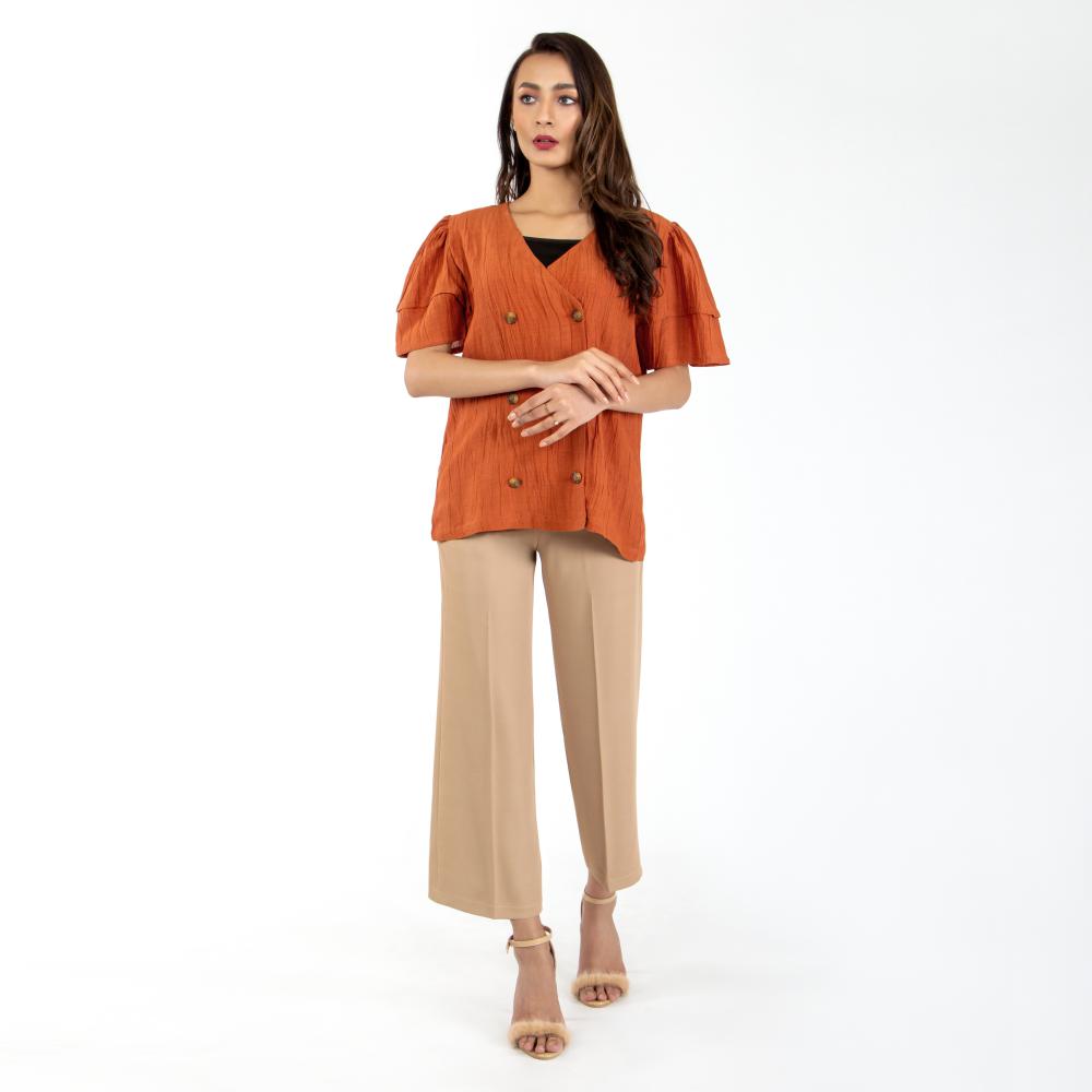 Women's Pure Linen Top (LIN-1065|1631)        