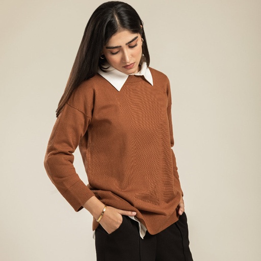 Women's Viscose Polyester Nylon Sweater (YARN-398|1682)        