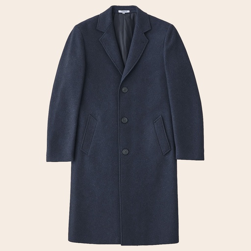Men's Wool Blend Half Coat (BL-126|NCH)       