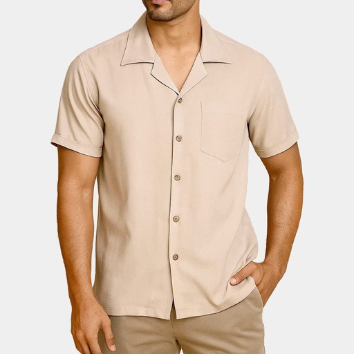 Men's Linen Lux Bushirt (LINCLX-15|CCL/HSP)        