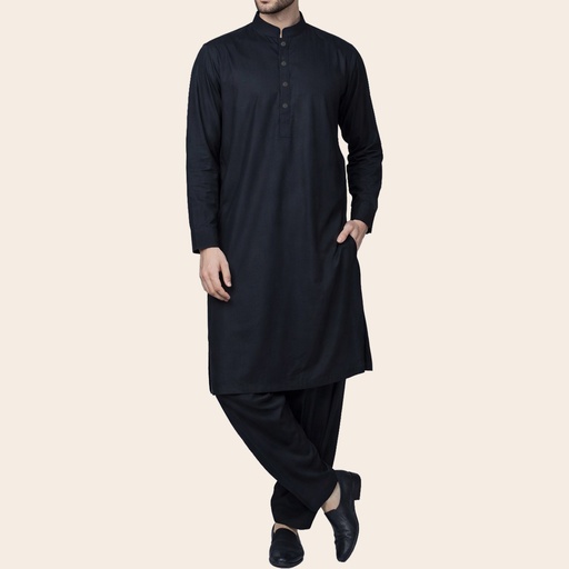 Men's Viscose Blend Kameez Shalwar (RVLPSH-1|U3234/BND-CCF)       