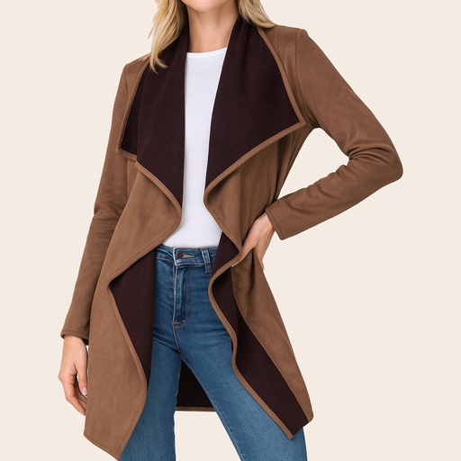 Women's Microfiber Half Coat (LCD-8|1063)       