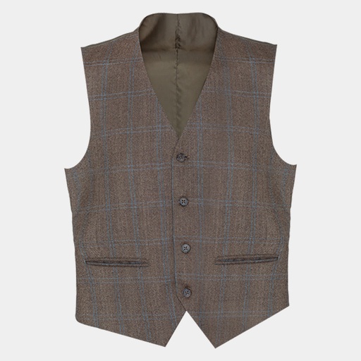 Men's Super Fine Wool S-100 Waist Coat (JWB-85|REG)       