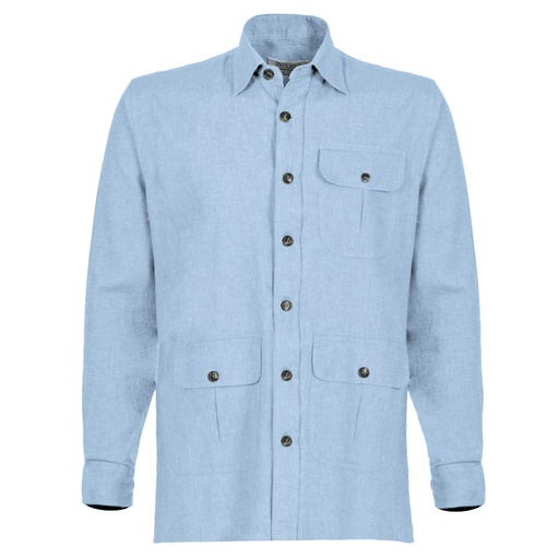 Men's Pure Linen Bush Coat (LIN-1068|REG)       