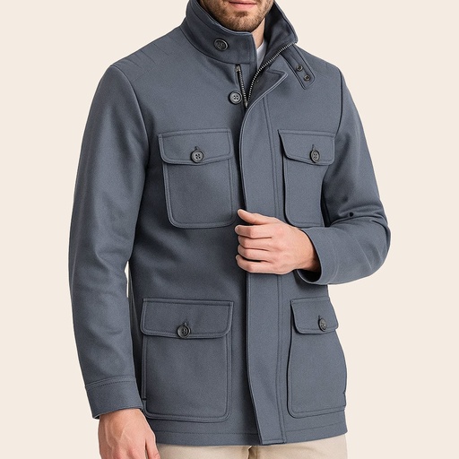 Men's Pure Cotton Zipper Jacket (CTN-765|TWC)       