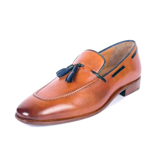 [UNI-2312] Brown Polished Tassel Loafer (UENT-MW-3|MIS/1)