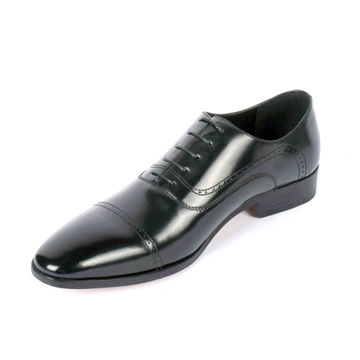 [UNI-2321] Black Patent Leather Quarter Brogue (UENT-MW-12|MIS/1)