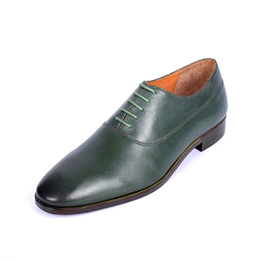 [UNI-2330] Green Polished Leather Oxford (UENT-MW-21|MIS/1)