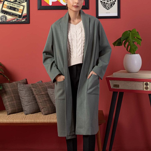 Women's Microfiber Half Coat (KNT-55|1663)       